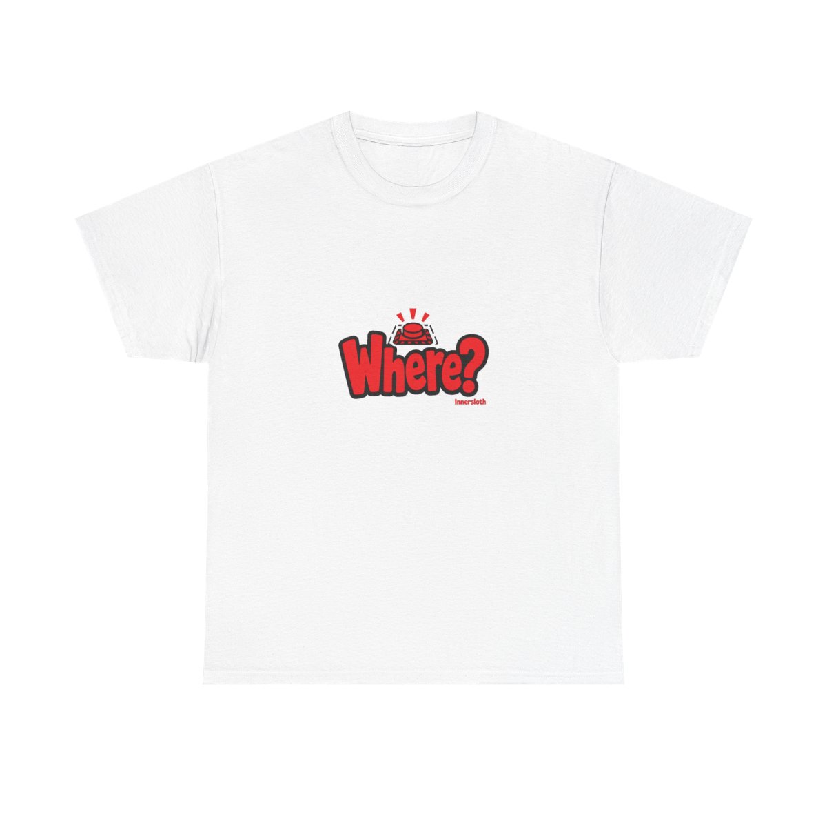 Among Us "Where?" Unisex Tee - Official t-shirts merchandise