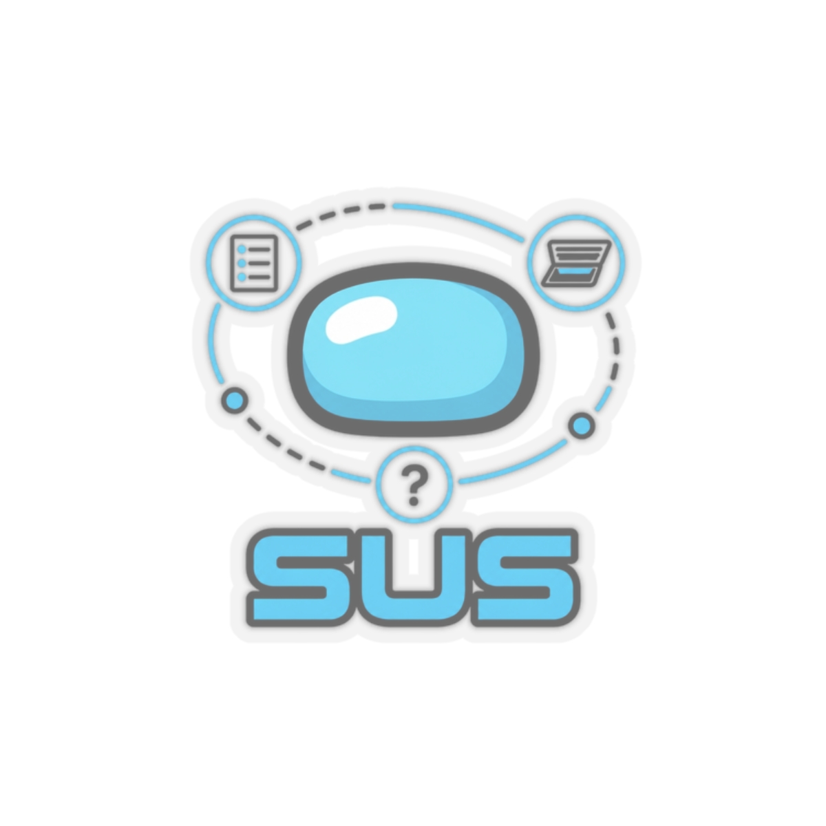 Among Us "Design 3" Sticker - Official stickers merchandise