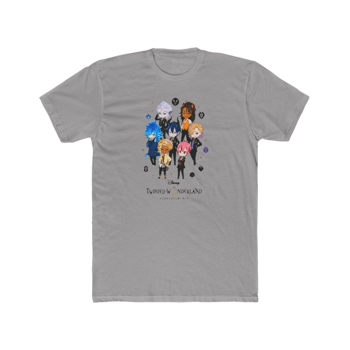 Disney Twisted-Wonderland Chibi Housewardens Among T-Shirt - Official t-shirts merchandise