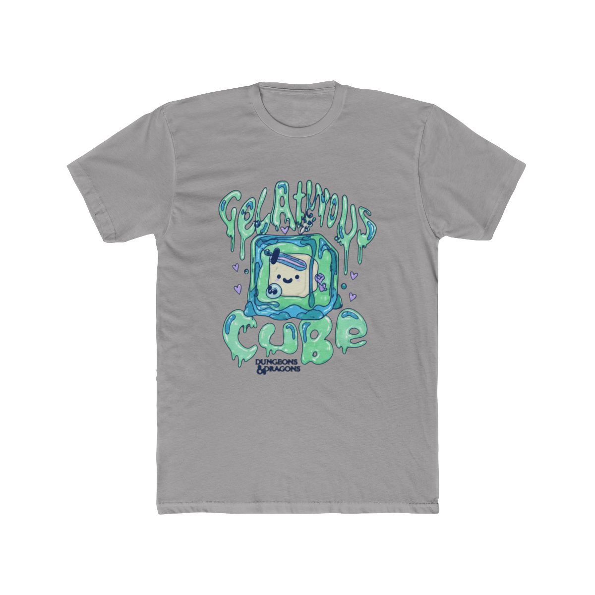 Dungeons & Dragons Chibi Gelatinous Cube Girls Among T-Shirt - Official t-shirts merchandise