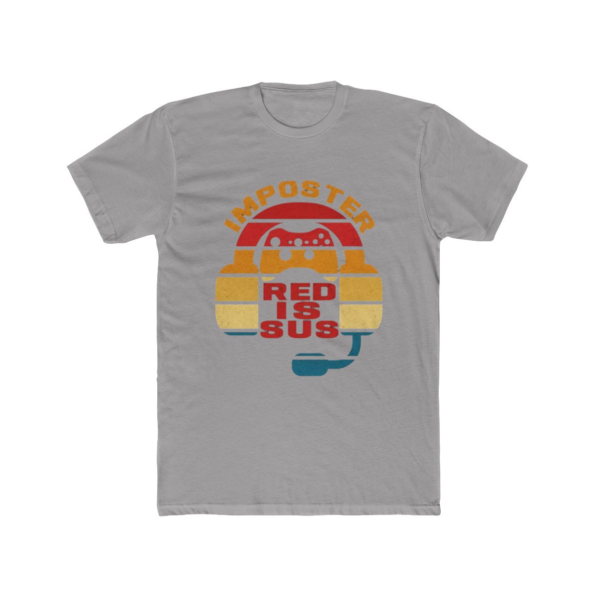 Imposter T-Shirt Red Is Sus Gamer Gaming Tees Among - Official t-shirts merchandise