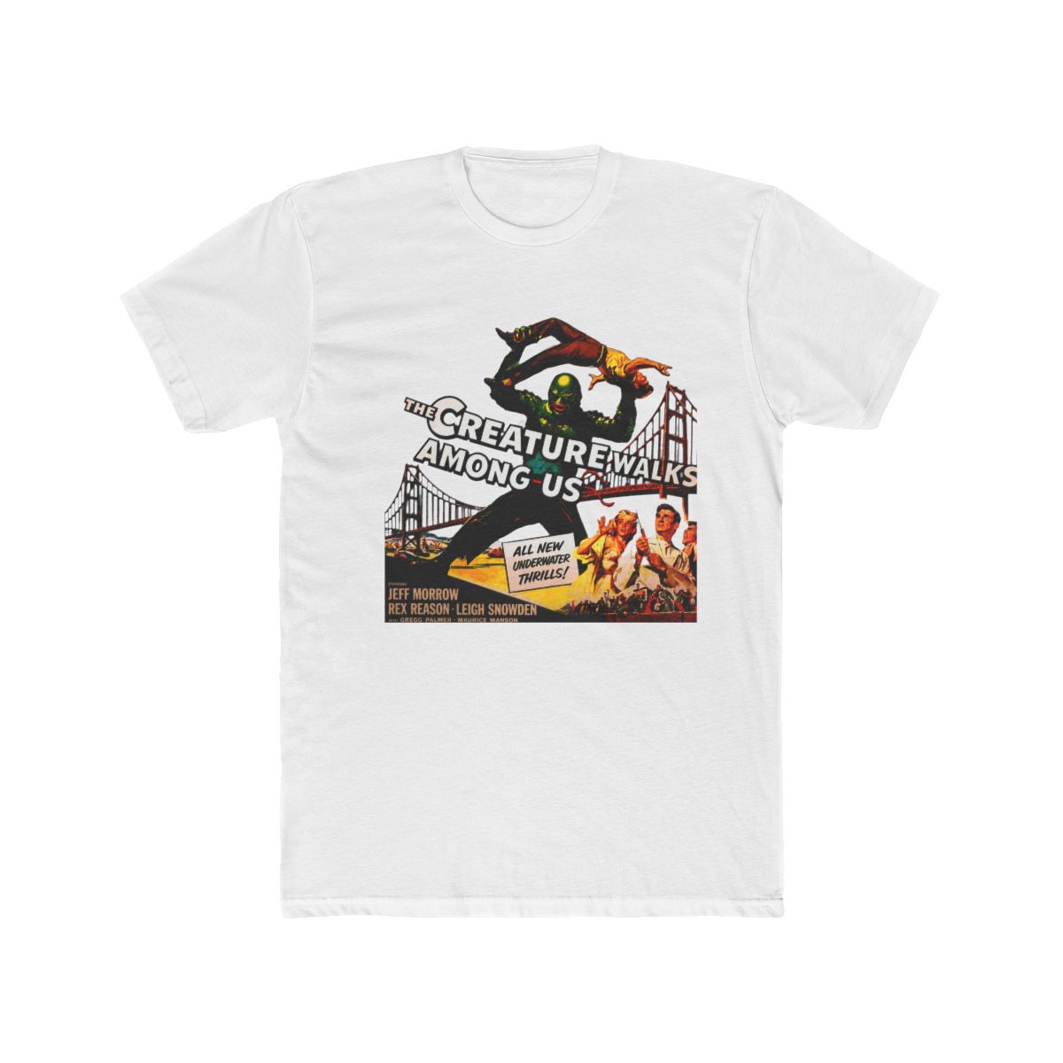 Classic Horror Movie Advert - The Creature Walks Among Us T Shirt - Official t-shirts merchandise