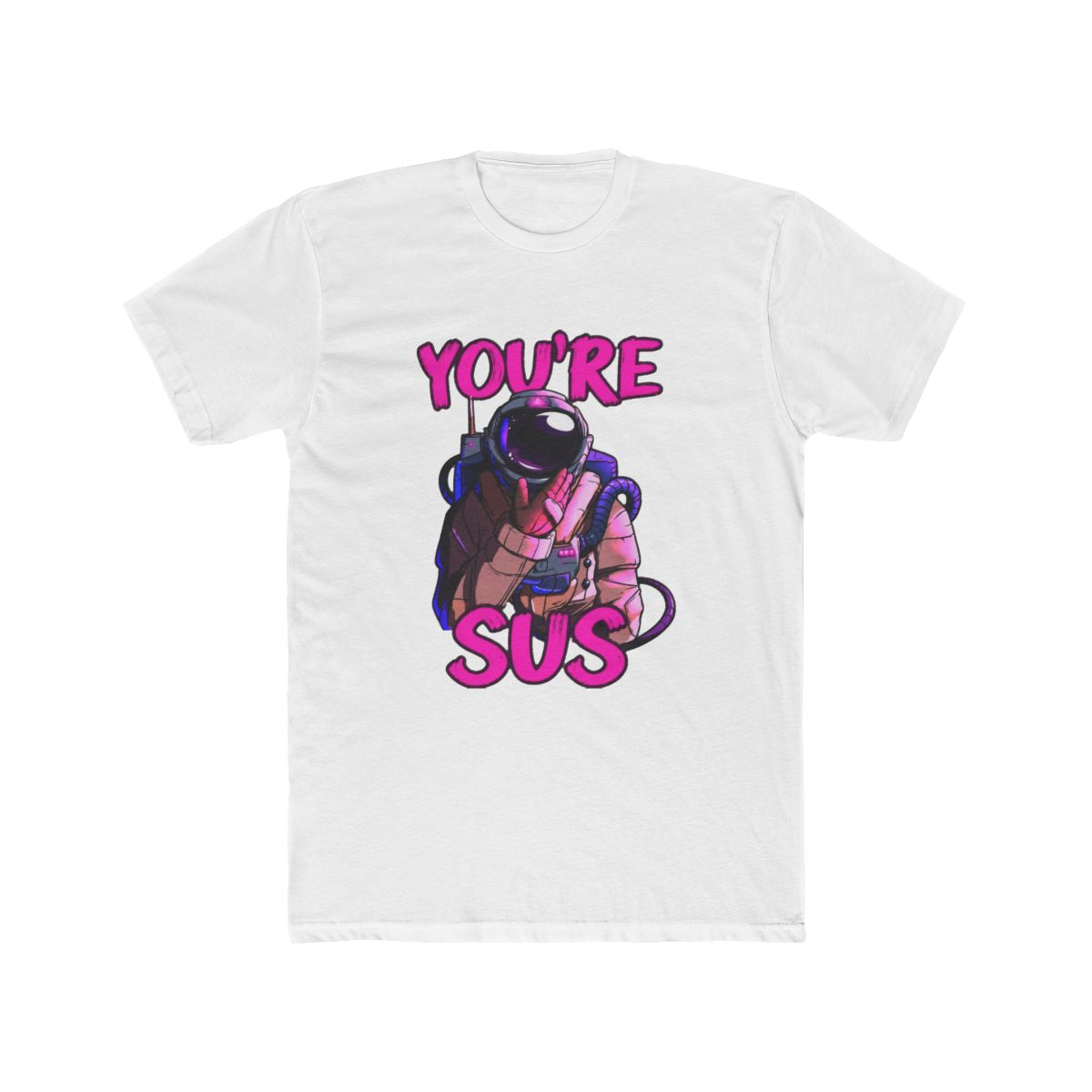 you're sus - astronaut crewmate Among T-Shirt - Official t-shirts merchandise