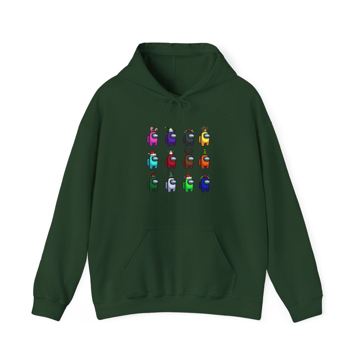 Among us Christmas many among us Hoodie - alternate angle 3, merchandise