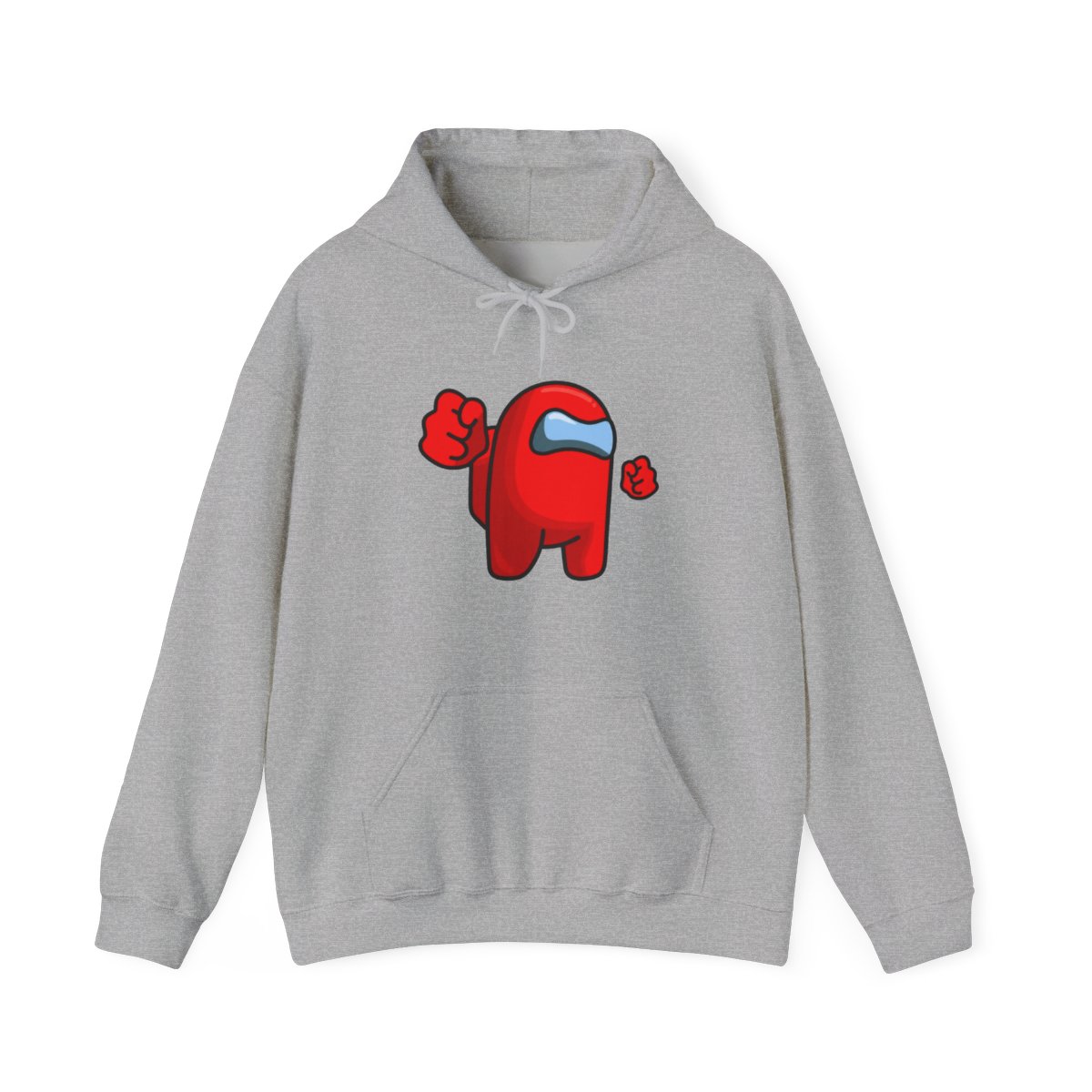 Red Among Us Crewmate – Funny Impostor Art for Among Us Fans and Gamers Hoodie