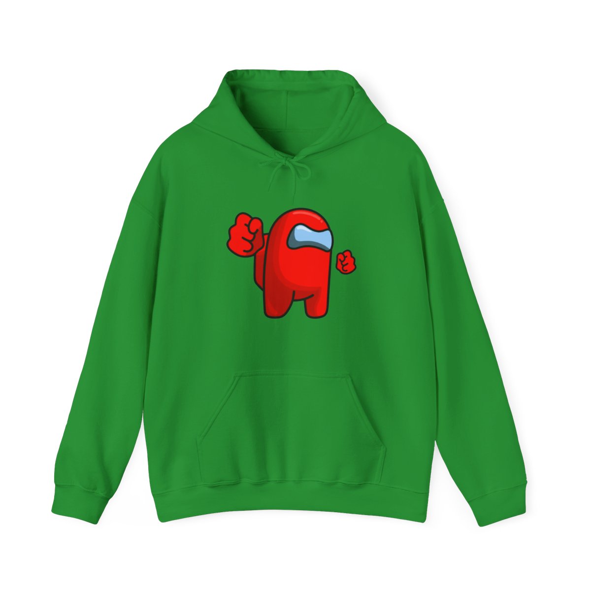Red Among Us Crewmate – Funny Impostor Art for Among Us Fans and Gamers Hoodie - alternate angle 4, merchandise