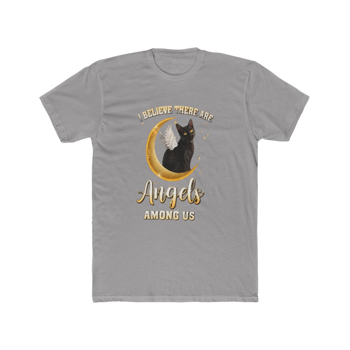 I Beleive There Are Angels Among Us Cats Lovers T- T Shirt - Official t-shirts merchandise