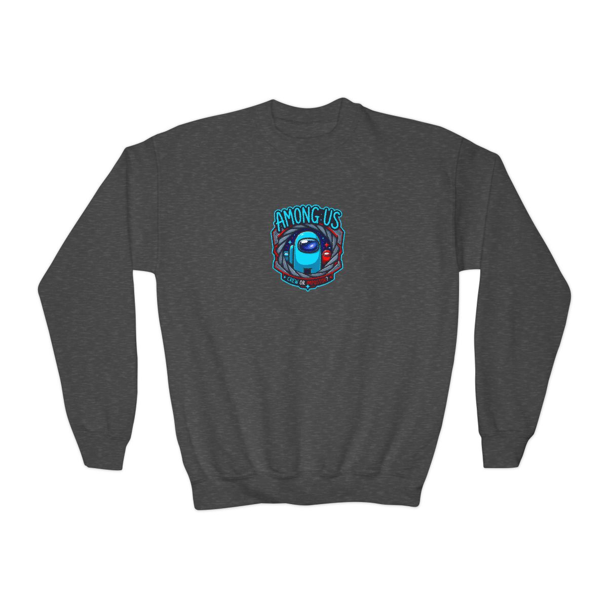 Among Us "AMONG US" Kids Crewneck - alternate angle 2, merchandise