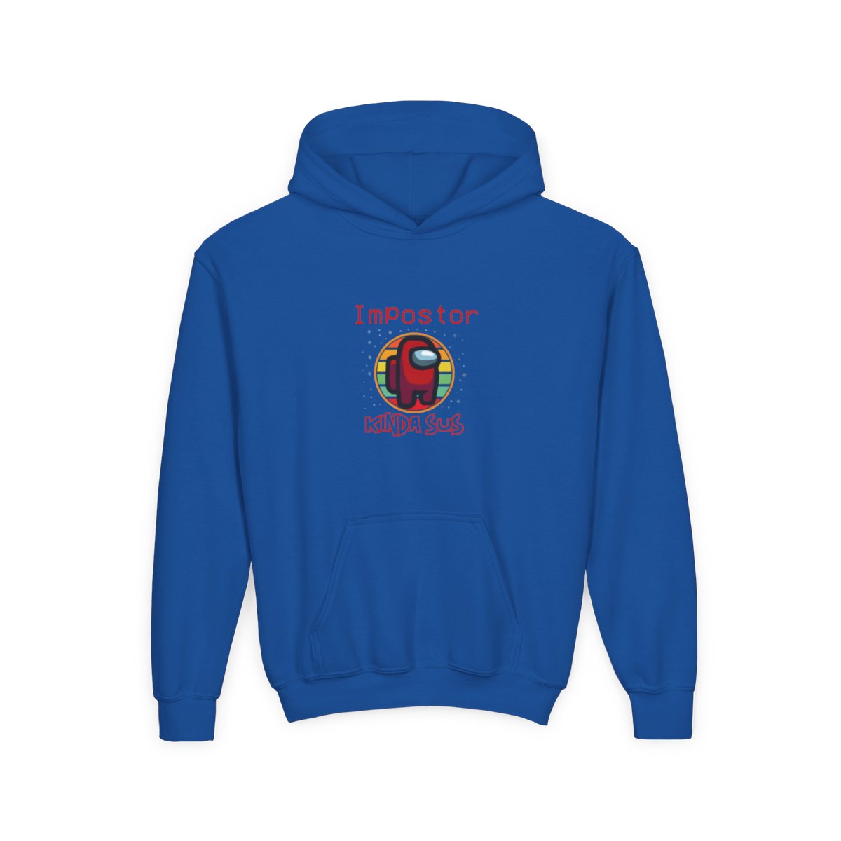 Impostor Among Us kinda sus Kids Hoodie - alternate angle 5, merchandise