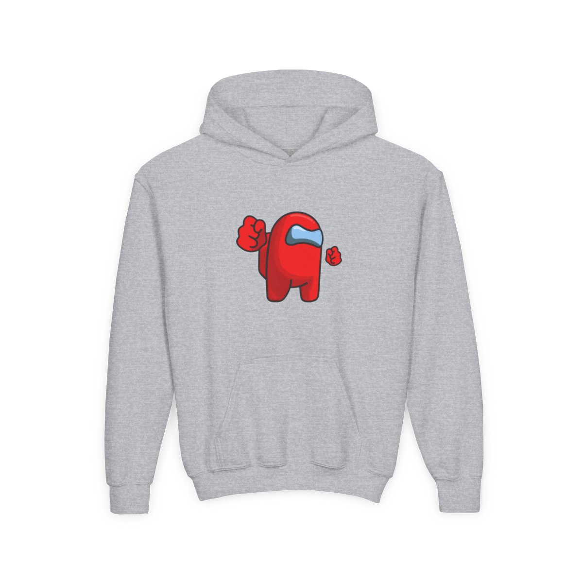 Red Among Us Crewmate – Funny Impostor Art for Among Us Fans and Gamers Hoodie (Kids) — official Among Us Hoodies